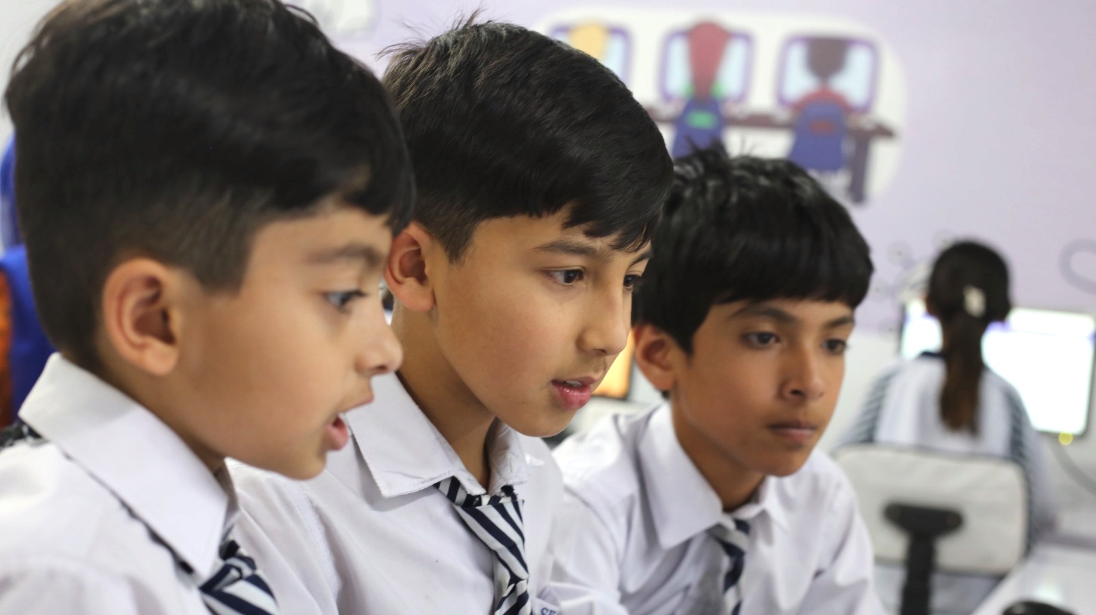 Juniors students at SKANS Golra Junior Campus
